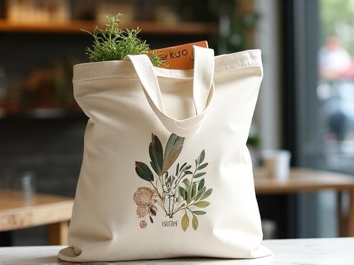 Shopper bag sostenibili in cotone biologico stampate su misura
